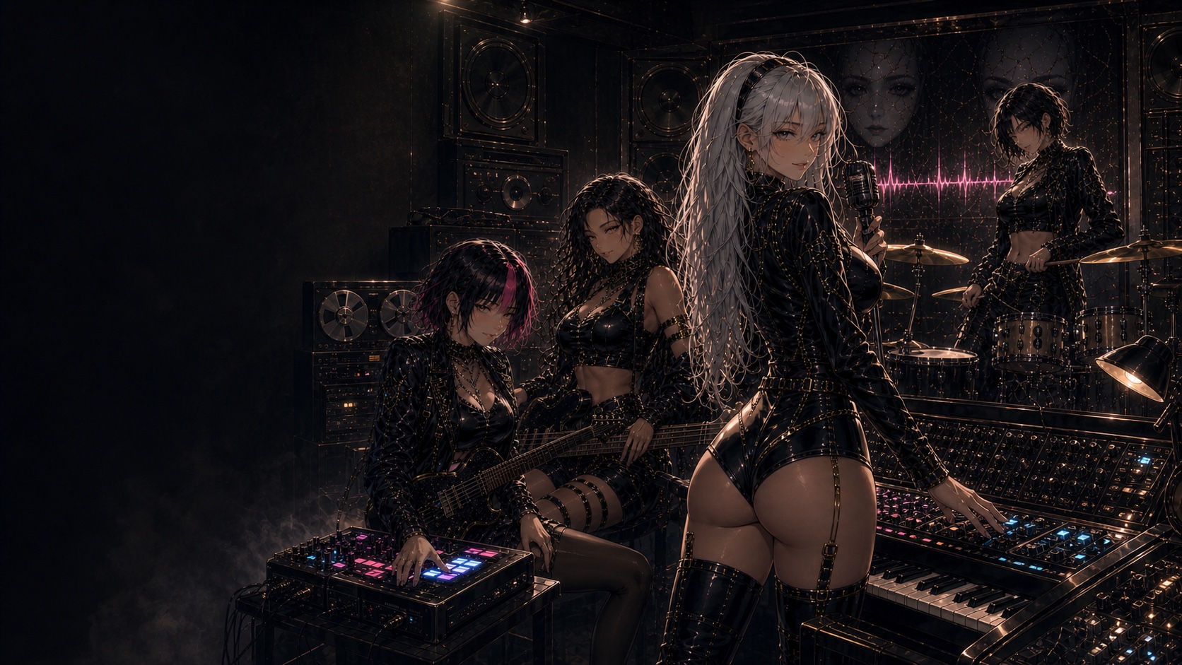 Babydolls of Pain inside the private studio room